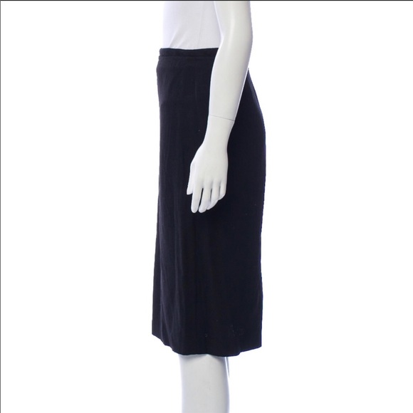 Like new! Vera Wang Wool/Linen Pencil Skirt - Picture 3 of 8
